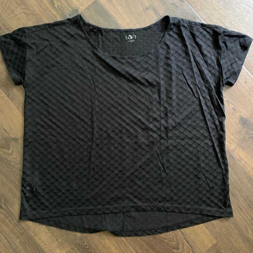 Loft Poka Dot Sheer Women’s Top